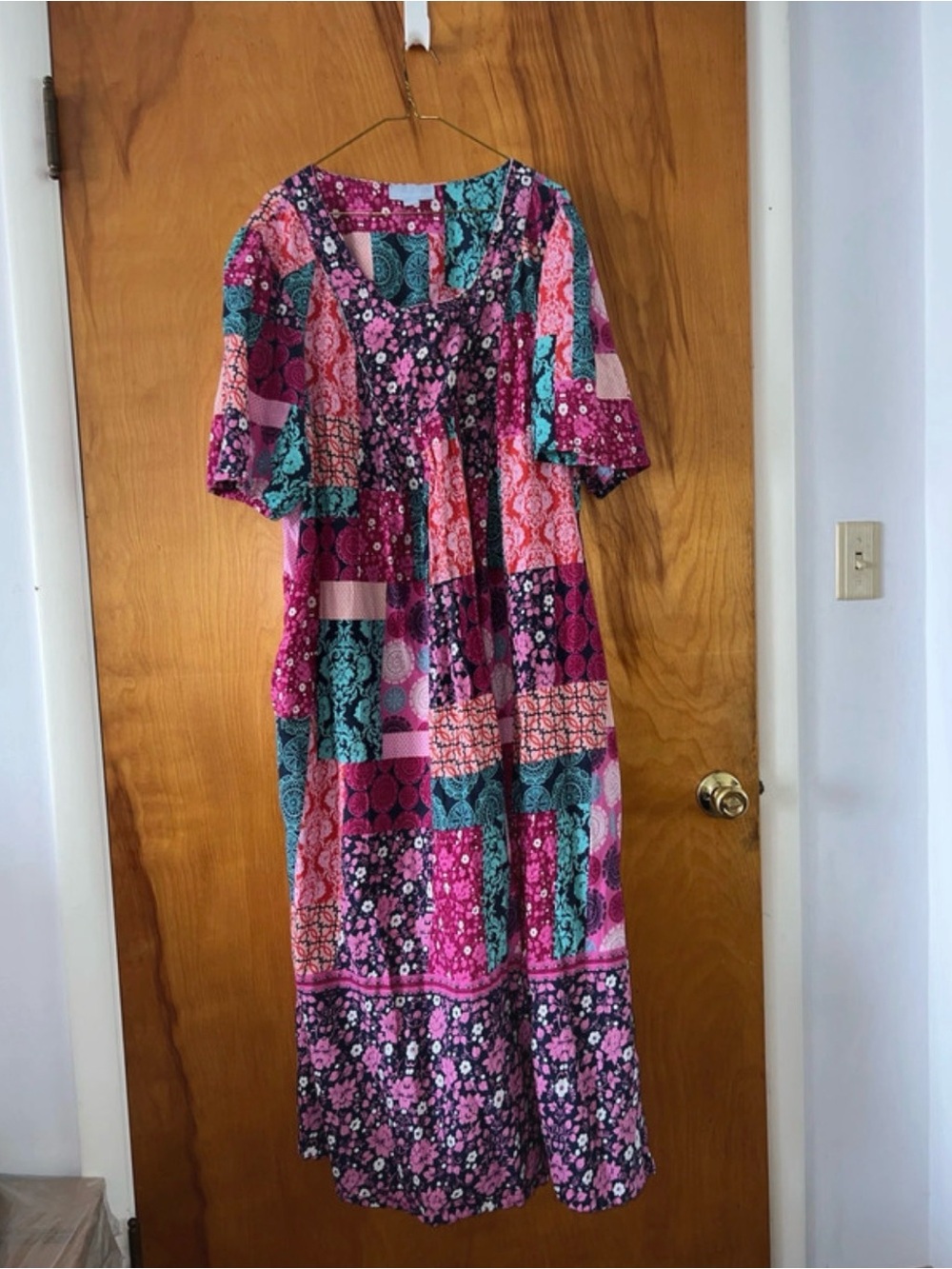 Patchwork Floral Dress